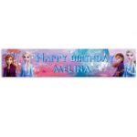 Banner με μήνυμα Frozen