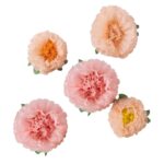 Διακοσμητικά Λουλούδια Pom Pom (5 τεμ)