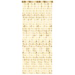 Διακοσμητική Κουρτίνα με χρυσά Χριστουγεννιάτικα Δέντρα