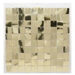 Διακοσμητικό πάνελ Backdrop με τετράγωνα – Χρυσό Shimmer