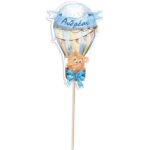 Διακοσμητικό στικ Αερόστατο Αρκουδάκι