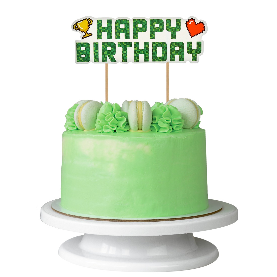 diakosmitiko-toirtas-happy-birthday-gamer_1 Διακοσμητικό τούρτας Happy Birthday - Gamer - Image 1