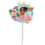 Διακοσμητικό Topper Τούρτας με όνομα - Μοάνα
