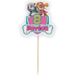 Διακοσμητικό Topper Τούρτας με όνομα - Skye & Everest