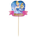 Διακοσμητικό Topper Τούρτας με όνομα - Σταχτοπούτα