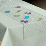 Διακοσμητικό τραπεζιού Δίχτυ με θαλασσινά στοιχεία