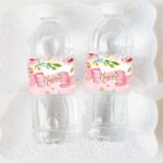 Ετικέτες για μπουκάλια νερού Φλοράλ (8 τεμ)