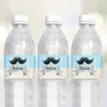 Ετικέτες για μπουκάλια νερού Little Man (8 τεμ)