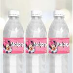 Ετικέτες για μπουκάλια νερού Minnie Mouse (8 τεμ)