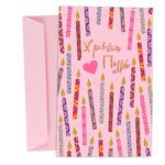 Ευχετήρια Κάρτα Γενεθλίων Κεράκια