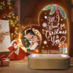 Φωτιστικό led με βάση - All I want for Christmas