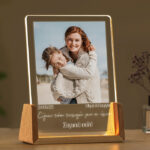 Φωτιστικό led με φωτογραφία για Μαμά - Τύχη