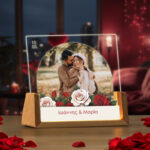 Φωτιστικό led με Φωτογραφία - Τριαντάφυλλα