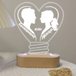 Φωτιστικό με ονόματα - Facing Love