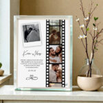 Γυάλινη κορνίζα  με εφέ καθρέπτη το φιλμ μας