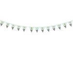 Γιρλάντα Happy Birthday Καρό με Κύπελλα 2,5m