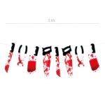 Γιρλάντα Ματωμένα Μαχαίρια (3 μέτρα)