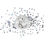 Γκλίτερ Προσώπου - Ασημί holographic (16 g)