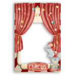 Κάδρο Photobooth Τσίρκο