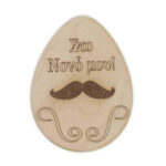 Ξύλινο διακοσμητικό Αυγό "Στο Νονό μου"
