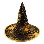 Καπέλο Μάγισσας με χρυσό ιστό Αράχνης