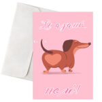 Κάρτα Αγάπης - "Σκυλάκι Καρδιά"