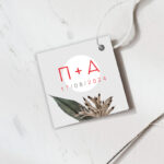 Καρτελάκια για Μπομπονιέρα - Dusk Botanical (70 τεμ)