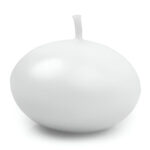 Κεριά που επιπλέουν Άσπρο Matte (50 τεμ)