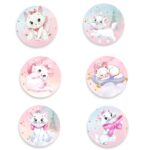 Σετ κονκάρδες Γατούλα Marie (6 τεμ)