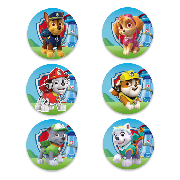 konkardes-paw-patrol-6tem Κονκάρδες Paw Patrol (6 τεμ) - Image 1