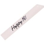 Κορδέλα "Happy 18" (κρεμ)