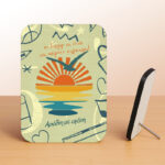 Κορνίζα Αλουμινίου Με Ξύλινο Πλαίσιο - Summer Sunset