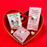 Κουτί Καρδιά με Δώρα για Ζευγάρι - Snoopy