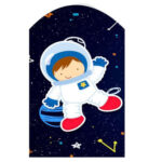 Ξύλινο διακοσμητικό Αστροναύτης στο Διάστημα