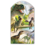 Ξύλινο διακοσμητικό Δεινόσαυροι