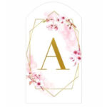 Ξύλινο διακοσμητικό Μονόγραμμα