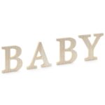 Ξύλινο διακοσμητικό τραπεζιού BABY