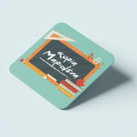 Ξύλινο Σουβέρ για Δασκάλα/Δάσκαλο - Μαυροπίνακας