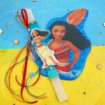 Λαμπάδα Μοάνα - Ξύλινο Κάδρο