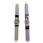 Λαμπάδες για Ζευγάρι Αρωματικές - Πέγκυ & Μάνθος (2 τεμ)