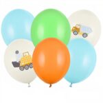 Λάτεξ μπαλόνια Εργοτάξιο (6 τεμ)