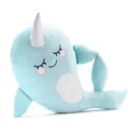 Λούτρινο μαξιλάρι Θαλάσσιος Μονόκερος