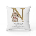 Μαξιλάρι για Νονά Κουνελάκι φλοράλ