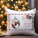 Μαξιλάρι Χριστουγεννιάτικο - Postcard με φωτογραφία