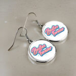 Μεταλλικά Σκουλαρίκια στρογγυλά - Besties Forever