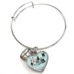 Μεταλλικό Βραχιόλι καρδιά - BTS