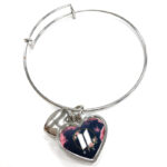Μεταλλικό Βραχιόλι καρδιά - BTS logo