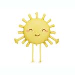 35" Μπαλόνι Ήλιος Που Περπατάει