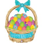 Μπαλόνι Καλάθι "Happy Easter" 99 εκ