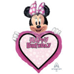 30″ Μπαλόνι γενεθλίων Minnie Mouse Personalized